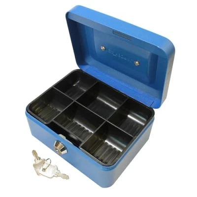 Abbildung von Geldkassette (15,3 cm) blau