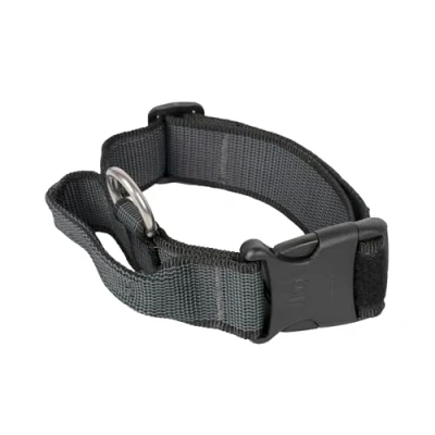 Abbildung von Julius K9 C&amp;amp G Halsband, mit Handgriff, schwarz/grau, 40mm/38 53