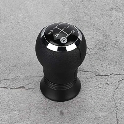 Abbildung von Auto Modifikation 5 Gang Schaltknauf Kopf für Yaris 2005 2010(Leder)