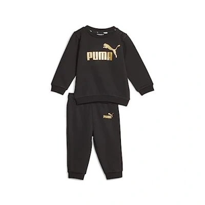Abbildung von Puma Minicats CREW Jogger Unisex SET Trainingsanzug für Kinder, Größe: 62, Black