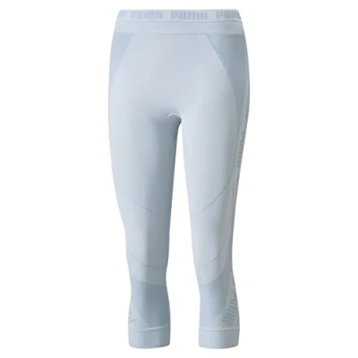 Abbildung von PUMA Damen Evoknit 7/8 Strumpfhose mit hoher Taille, Arctic Ice, M