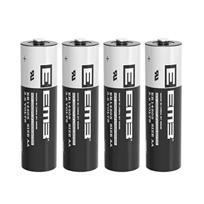 Abbildung von EEMB 4 Stück ER14505 AA 3.6V Lithium Batterie Li SOCL₂ Nicht wiederaufladbar Akkus SB AA11 LS14500 TL 5903 SL 360 S7 400 ER14500 für Wasserzähler Gas SPS Anlagenausstattung Generische Ersatzbatterie