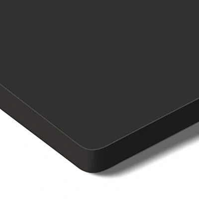 Abbildung von SANODESK Tischplatte 100x60 cm Schreibtischplatte Perfekt für höhenverstellbare Schreibtische, Esstische und mehr stabile langlebig (Schwarz)