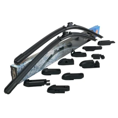Abbildung von Adapter 650/550 Scheibenwischer Wischerblatt Wischblatt Flachbalkenwischer Scheibenwischerblatt Set