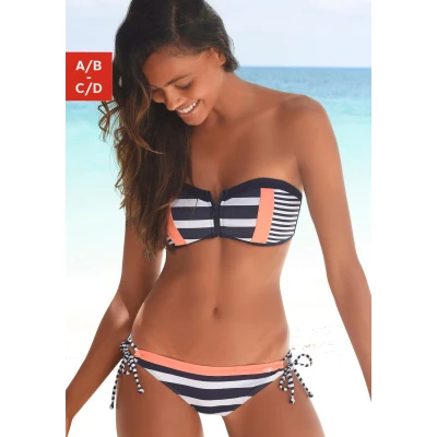 Abbildung von Kangaroos Bikinitop, Damen, Größe: 34xC/D, Navy/white