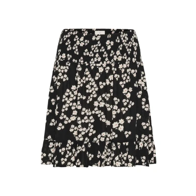 Abbildung von Kaffe Alinienrock, Damen, Größe: 44, Black chalk red petit fleur