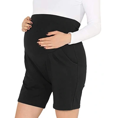 Abbildung von Be Mammy Damen Umstandshorts BE20 234(Schwarz, M)