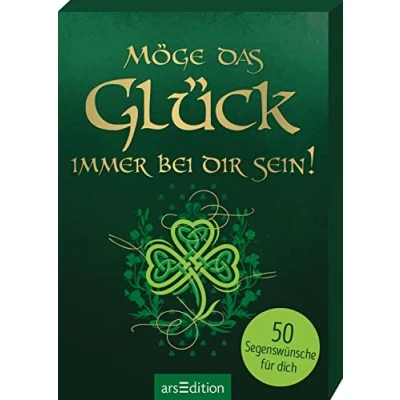 Abbildung von Möge das Glück immer bei dir sein!: 50 Segenswünsche für dich Schön gestaltete Kärtchen