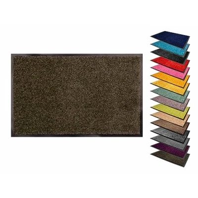 Abbildung von Primaflor Ideen in Textil Fußmatte Schmutzfangmatte CLEAN PRO, rechteckig, Höhe: 8 mm, Schmutzfangmatte, Uni Farben, UV beständig, waschbar