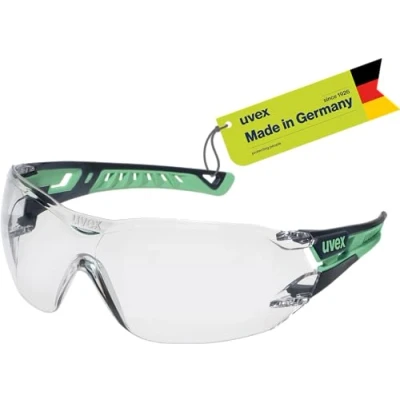 Abbildung von Uvex pheos nxt planet Schutzbrille Bügelbrille supravision excellence Technologie metallfrei, beschlagfrei &amp; kratzfest one size anthrazit/jade, transparent