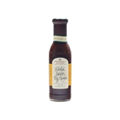 Abbildung von Stonewall Kitchen Vidalia Onion Fig Sauce, 330 ml Fruchtig würzige BBQ Sauce mit Zwiebeln und Feigen, perfekt zu Ente Schweinebraten