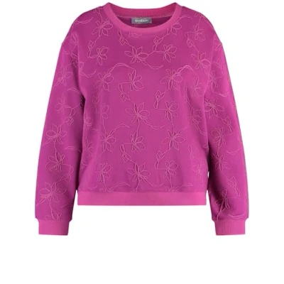Abbildung von Samoon Sweatshirt mit Kordelapplikation