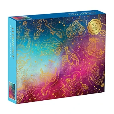 Abbildung von Galison Mudpuppy Astrology 1000 Piece Foil Puzzle (Puzzles)