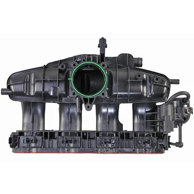 Abbildung von METZGER 2100066 Ansaugbrücke mit Dichtungen, Drehwinkelsensor, Stellelement Ventilen VOLKSWAGEN: Scirocco III, Golf 6, 5 Schrägheck