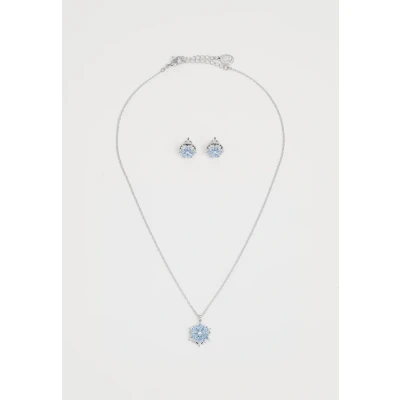 Abbildung von Swarovski Magic Set, Schneeflocke, Blau, Rhodiniert