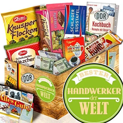 Abbildung von Bester Handwerker / DDR Schokolade Box Geschenk Männer