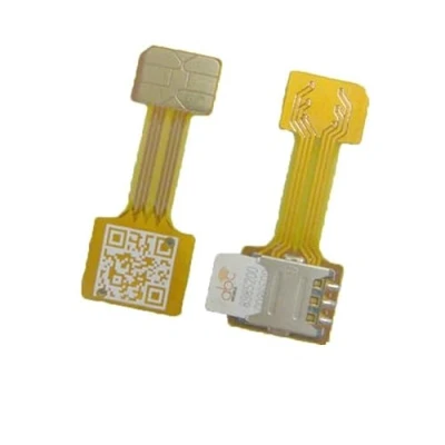 Abbildung von TECNOULAB 1 teiliger Hybrid Dual SIM Kartenadapter, Micro SD Nano Verlängerungsadapter für Android