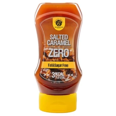 Abbildung von Rabeko Zero Sauce gesalzener Karamell, 1 x 350ml ohne Zucker &amp; wenig Fett gesunde Low Carb Produkte kalorienreduziert fettreduziert für Salat, Frites,Burger,Grill Gluten und Laktosefrei