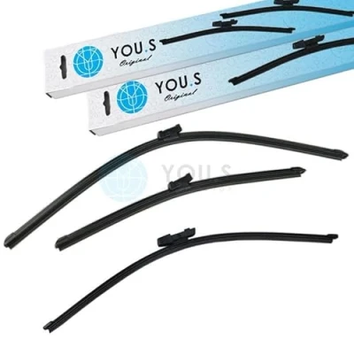 Abbildung von YOU.S SCHEIBENWISCHER SET VORNE + HINTEN 650 450 400 mm (3 Stück)