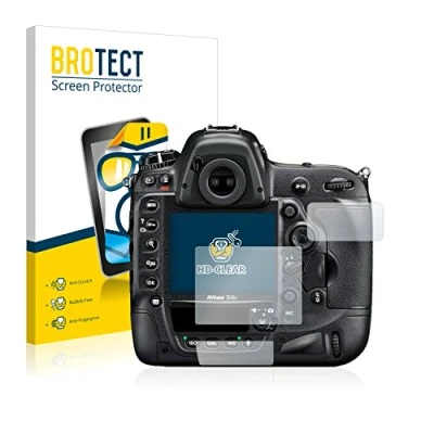 Abbildung von BROTECT (2 Stück Schutzfolie für Nikon D4S Displayschutz Folie Ultra Klar