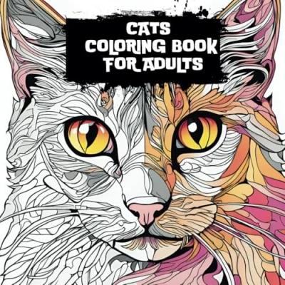 Abbildung von Cats Coloring Book: For Adults Woman &amp; Men Cat Lovers
