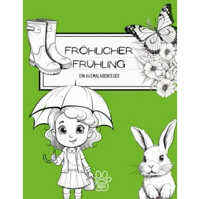 Abbildung von Fröhlicher Frühling: Ein Ausmalabenteuer: Entdecke die Wunder des Frühlings: Kreative Ausmalbilder für Kinder Ideal Lernen, Spaß und Entspannung (Vier Jahreszeiten Vier Abenteuer, Band 1)