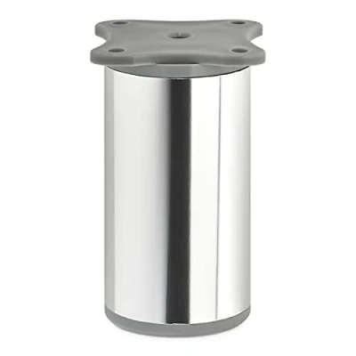 Abbildung von Möbelfuß DAP II Chrom Höhe 80 mm Ø 40 Schrankfuß Stellfuß höhenverstellbar von SO TECH