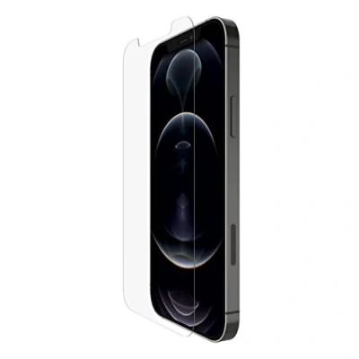 Abbildung von Belkin iPhone 12 Pro Max Displayschutz TemperedGlass antimikrobiell (hochentwickelter Schutz, der Bakterien auf dem Display um bis zu 99 % reduziert)