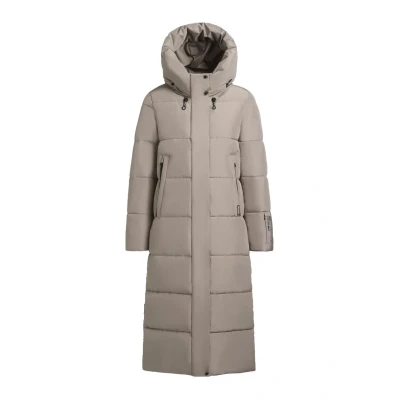 Abbildung von khujo Soulan Wintermantel, Damen, Größe: Medium, Graubeige