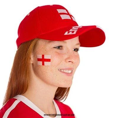 Abbildung von 10 x England tattoo Fan Fahnen Set WM 2018 temporary Flag (10)
