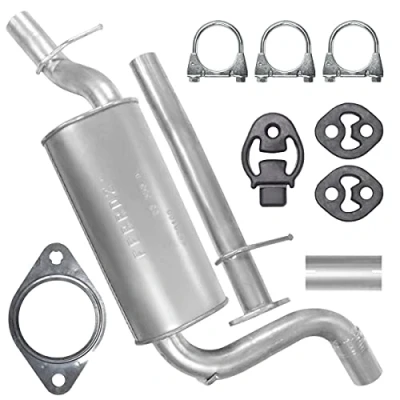 Abbildung von Mitteltopf Auspuff Mittelschalldämpfer für 2.0 TDCI Ford Focus II 2 MK2, C Max I 1 MK1, D Volvo S40 V50