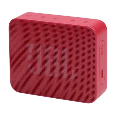 Abbildung von JBL GO Essential 2, tragbarer Bluetooth Lautsprecher mit Original Pro Sound, bis zu 5 Stunden Akkulaufzeit, IP67 wasserdichtem Design, Rot