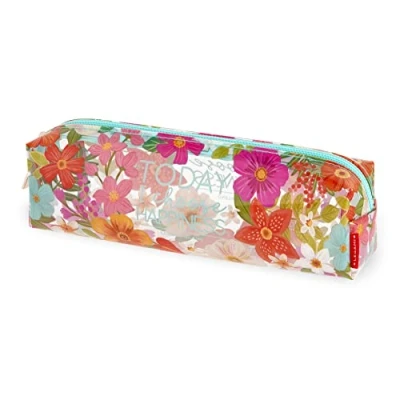 Abbildung von Transparentes Pencil Case Happy Flowers Blumen von Legami
