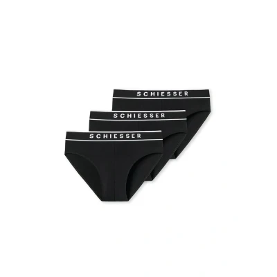 Abbildung von Schiesser 2 PACK Slip, Herren, Größe: XXL, Schwarz