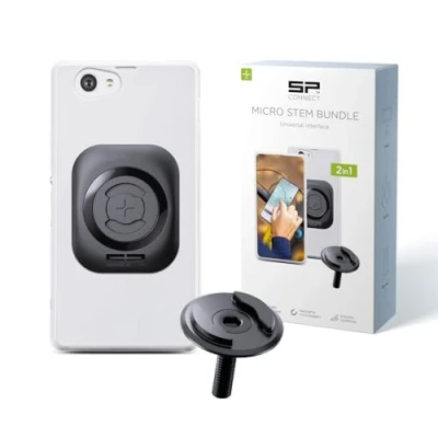 Abbildung von SP CONNECT Micro Stem Mount Pro mit Universal Interface SPC+ Handy Halterung für den fahrradlenker Smartphone Fahrrad handyhalter
