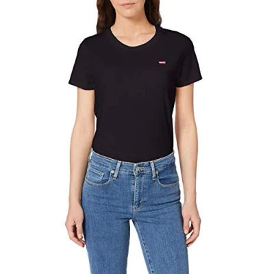 Abbildung von Levi&#039;s Damen Perfect Tee Mineral Black M