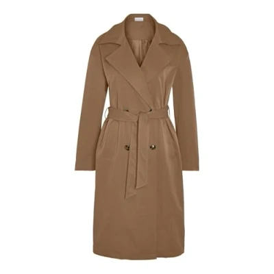 Abbildung von Noisy May Manya Trenchcoat, Damen, Größe: XL, Otter