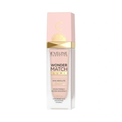 Abbildung von Eveline Cosmetics Wonder Match Flüssige Foundation mit Hyaluronsäure, Niacinamid &amp; Vitamin C