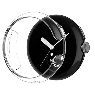 Abbildung von Spigen Thin Fit Hülle Kompatibel mit Google Pixel Watch 2 (2023) / 1 (2022) Kristallklar