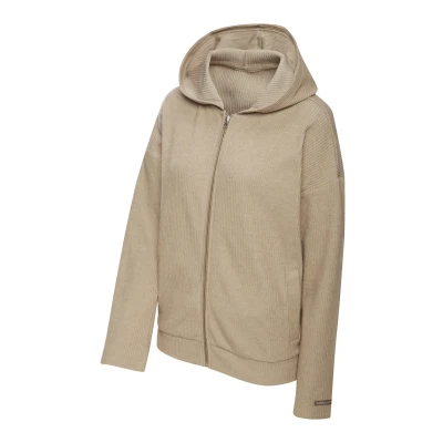 Abbildung von French Connection Sweatjacke, weiche Rippstruktur, Loungewear