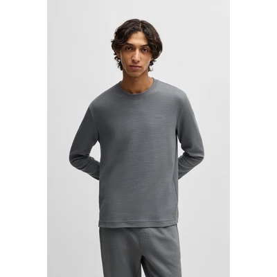 Abbildung von HUGO Austin Nachtwäsche Shirt, Herren, Größe: Medium, Open grey twentysix
