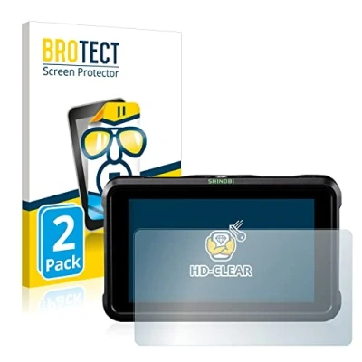 Abbildung von BROTECT (2 Stück Schutzfolie für Atomos Shinobi Displayschutz Folie Ultra Klar