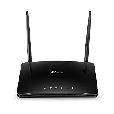 Abbildung von TP Link Archer MR400 AC1200 Dual Band 4G Mobile Wi Fi Router, SIM Slot Unlocked, No Configuration Required, Removable Antennas, UK Plug , black