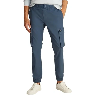Abbildung von Calvin Klein Herren Cargo Hose Skinny Fit, Blau (Vintage Indigo), 34W