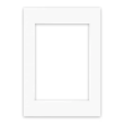 Abbildung von nielsen Conservation Passepartout Karton 1,5 mm Außenformat 42x59,4 cm (DIN A2) für Bildformat 29,7x42 A3) Reinweiß (hellweiß) Glatte Oberfläche