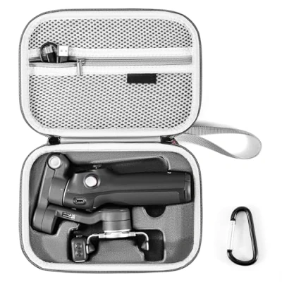 Abbildung von STARTRC PHOTO Osmo Mobile 7P Case,Tragbare Aufbewahrung OM 7 Pro/7 PU Umhängetasche für DJI 7P/7 Gimbal Stabilizer Zubehör