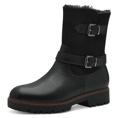 Abbildung von Tamaris Cowboy/Bikerstiefelette, Damen, Größe: 40, Black Schuhe