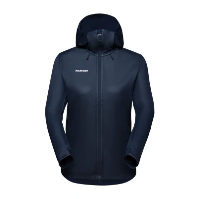 Abbildung von Mammut Ultimate Hooded Jacket Women Softshelljacke, Damen, Größe: Small, Marine