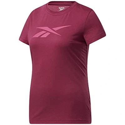 Abbildung von Reebok Damen Te Graphic Vector Tee, Punber, GU5878, Gr. 2XL