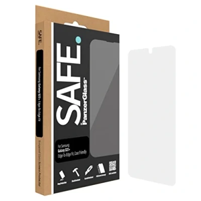Abbildung von Samsung Galaxy S22 Plus Panzerglas PanzerGlass Ultra Wide Fit Screenprotector Antibakterieller Displayschutz für das